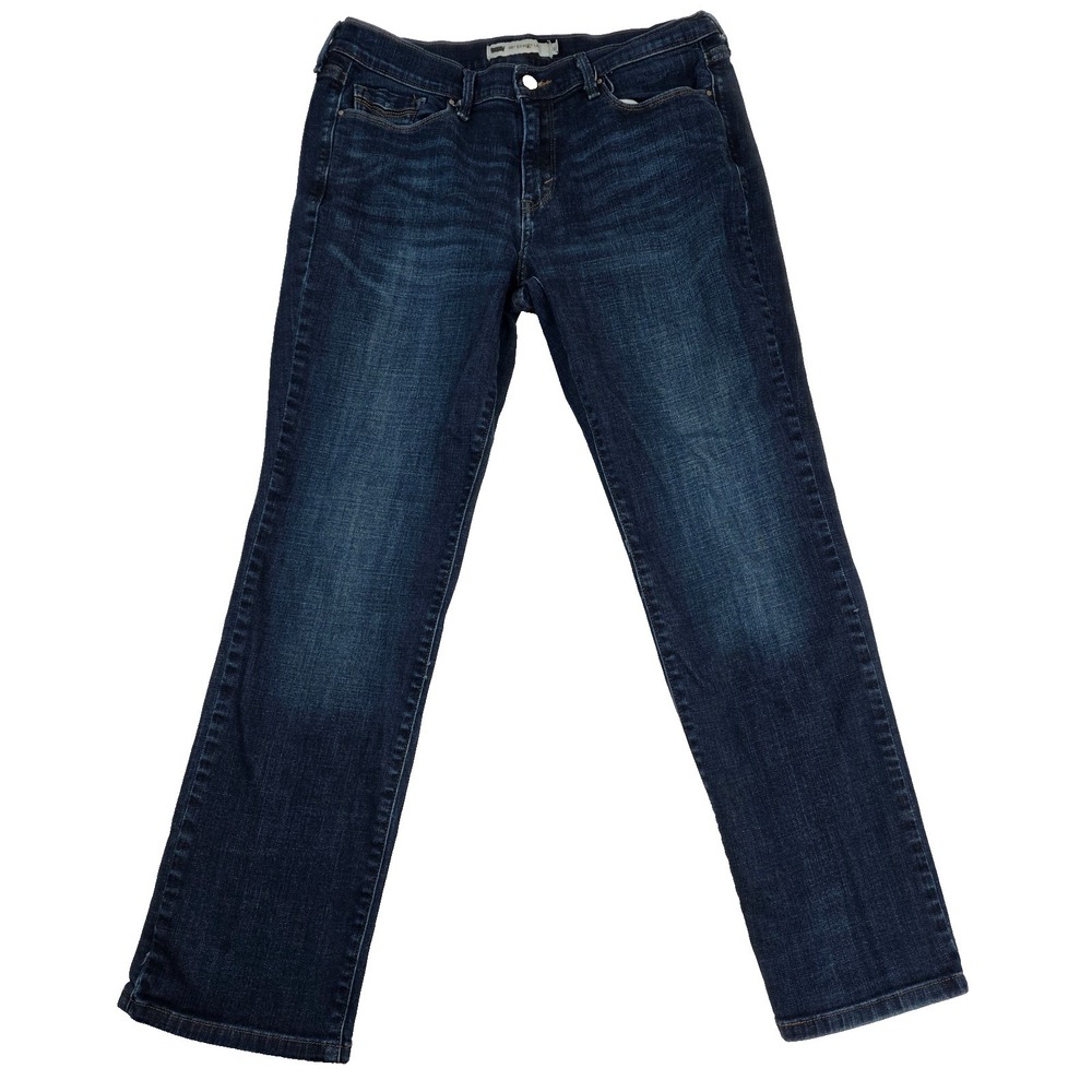 Levi's‎ Womens 505 Straight Leg Denim Blue Jeans Size 10